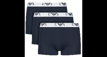 Armani boxers - trunk EA logo band 3-pack blauw